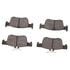 1310-2102-00 by DYNAMIC FRICTION COMPANY - 3000 Ceramic Brake Pads