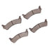 1311-0625-00 by DYNAMIC FRICTION COMPANY - 3000 Semi-Metallic Brake Pads