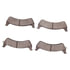 1311-0625-00 by DYNAMIC FRICTION COMPANY - 3000 Semi-Metallic Brake Pads