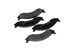055720 by PERFORMANCE FRICTION - Disc Brake Pads Performance Friction Carbon Metallic