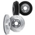 7004-54007 by DYNAMIC FRICTION COMPANY - Brake Rotors and Drums - Drilled & Slotted - Silver