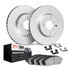 4512-32026 by DYNAMIC FRICTION COMPANY - GEOSPEC Coated Rotors with 5000 Brake Pads - Ceramic and Hardware