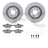 6512-32028 by DYNAMIC FRICTION COMPANY - Brake Rotor with 5000 Brake Pads and Hardware Kit