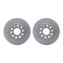 4502-74120 by DYNAMIC FRICTION COMPANY - GEOSPEC Rotors with 5000 Brake Pads