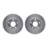 4502-80079 by DYNAMIC FRICTION COMPANY - GEOSPEC Rotors with 5000 Brake Pads