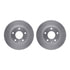 4512-80079 by DYNAMIC FRICTION COMPANY - GEOSPEC Coated Rotors with 5000 Brake Pads - Ceramic and Hardware