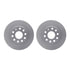 4512-74129 by DYNAMIC FRICTION COMPANY - GEOSPEC Coated Rotors with 5000 Brake Pads - Ceramic and Hardware