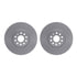 4612-74039 by DYNAMIC FRICTION COMPANY - Geospec Rotors with 5000 Euro Ceramic Brake Pads includes Hardware