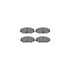 4612-74039 by DYNAMIC FRICTION COMPANY - Geospec Rotors with 5000 Euro Ceramic Brake Pads includes Hardware
