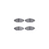 7502-74026 by DYNAMIC FRICTION COMPANY - Brake Rotor - Drilled & Slotted - Silver with 5000 Brake Pads - Ceramic