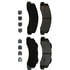 SD1414 by ABEX - Disc Brake Pad Set