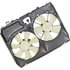 Continental AG FA70430 Dual Radiator and Condenser Fan Assembly Dual Fan Assembly