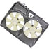 Continental AG FA70430 Dual Radiator and Condenser Fan Assembly Dual Fan Assembly
