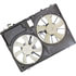 Continental AG FA70665 Dual Radiator and Condenser Fan Assembly Dual Fan Assembly
