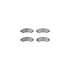 4212-40131 by DYNAMIC FRICTION COMPANY - GEOSPEC Coated Rotor- HD Brake Pad - Hardware