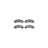 4212-48011 by DYNAMIC FRICTION COMPANY - GEOSPEC Coated Rotor- HD Brake Pad - Hardware