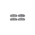 4212-67001 by DYNAMIC FRICTION COMPANY - GEOSPEC Coated Rotor- HD Brake Pad - Hardware