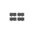 4212-76008 by DYNAMIC FRICTION COMPANY - GEOSPEC Coated Rotor- HD Brake Pad - Hardware