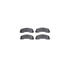 4212-99196 by DYNAMIC FRICTION COMPANY - GEOSPEC Coated Rotor- HD Brake Pad - Hardware