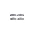 4412-40009 by DYNAMIC FRICTION COMPANY - GEOSPEC Coated Rotor- HD Brake Pad - Hardware