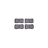 4412-42003 by DYNAMIC FRICTION COMPANY - GEOSPEC Coated Rotor- HD Brake Pad - Hardware