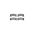 4412-42024 by DYNAMIC FRICTION COMPANY - GEOSPEC Coated Rotor- HD Brake Pad - Hardware
