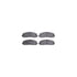 4412-42032 by DYNAMIC FRICTION COMPANY - GEOSPEC Coated Rotor- HD Brake Pad - Hardware