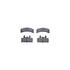 4412-48003 by DYNAMIC FRICTION COMPANY - GEOSPEC Coated Rotor- HD Brake Pad - Hardware