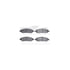 4412-54057 by DYNAMIC FRICTION COMPANY - GEOSPEC Coated Rotor- HD Brake Pad - Hardware