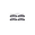 4412-54072 by DYNAMIC FRICTION COMPANY - GEOSPEC Coated Rotor- HD Brake Pad - Hardware