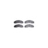 4412-54079 by DYNAMIC FRICTION COMPANY - GEOSPEC Coated Rotor- HD Brake Pad - Hardware