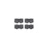 4412-76011 by DYNAMIC FRICTION COMPANY - GEOSPEC Coated Rotor- HD Brake Pad - Hardware