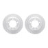 4502-02010 by DYNAMIC FRICTION COMPANY - GEOSPEC Rotors with 5000 Brake Pads