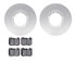 4502-02027 by DYNAMIC FRICTION COMPANY - GEOSPEC Rotors with 5000 Brake Pads
