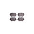 4502-20051 by DYNAMIC FRICTION COMPANY - GEOSPEC Rotors with 5000 Brake Pads