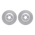 4502-63235 by DYNAMIC FRICTION COMPANY - GEOSPEC Rotors with 5000 Brake Pads