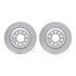 4502-73172 by DYNAMIC FRICTION COMPANY - GEOSPEC Rotors with 5000 Brake Pads