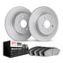 4502-73172 by DYNAMIC FRICTION COMPANY - GEOSPEC Rotors with 5000 Brake Pads