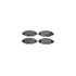 4502-74112 by DYNAMIC FRICTION COMPANY - GEOSPEC Rotors with 5000 Brake Pads