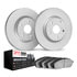 4502-74106 by DYNAMIC FRICTION COMPANY - GEOSPEC Rotors with 5000 Brake Pads