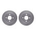 4502-99008 by DYNAMIC FRICTION COMPANY - GEOSPEC Rotors with 5000 Brake Pads