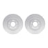 4512-03092 by DYNAMIC FRICTION COMPANY - GEOSPEC Coated Rotors with 5000 Brake Pads - Ceramic and Hardware