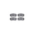4512-03092 by DYNAMIC FRICTION COMPANY - GEOSPEC Coated Rotors with 5000 Brake Pads - Ceramic and Hardware