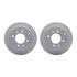 4512-03099 by DYNAMIC FRICTION COMPANY - GEOSPEC Coated Rotors with 5000 Brake Pads - Ceramic and Hardware