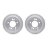 4512-03101 by DYNAMIC FRICTION COMPANY - GEOSPEC Coated Rotors with 5000 Brake Pads - Ceramic and Hardware