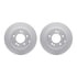 4512-03123 by DYNAMIC FRICTION COMPANY - GEOSPEC Coated Rotors with 5000 Brake Pads - Ceramic and Hardware