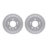 4512-03132 by DYNAMIC FRICTION COMPANY - GEOSPEC Coated Rotors with 5000 Brake Pads - Ceramic and Hardware