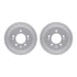 4512-03133 by DYNAMIC FRICTION COMPANY - GEOSPEC Coated Rotors with 5000 Brake Pads - Ceramic and Hardware