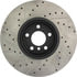 127.34060L by STOPTECH - StopTech Sport Drilled & Slotted Brake Rotor; Front Left