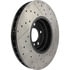 127.34060R by STOPTECH - StopTech Sport Drilled & Slotted Brake Rotor; Front Right